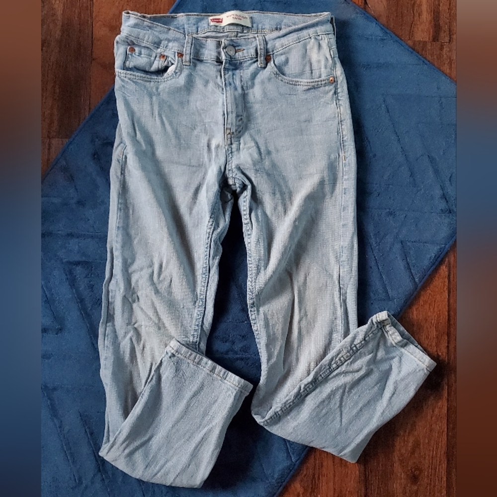 Levi's Pale Blue Vintage-Style Jeans 502 Regular Taper 28x30